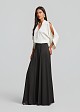 Top with cut-out details and a satin finish