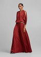 Top with cut-out details and a satin finish