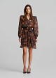 Rochie scurtă cu print