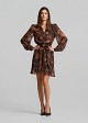 Rochie scurtă cu print