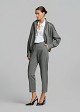 Bomber jacket made of lurex fabric