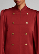 Longline shirt in satin look