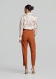 Satin-look shirt with baroque print