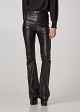 High waisted flared jeans in foil look