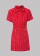Mini tweed sleeveless dress
