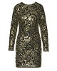 Embellished with sequins mini dress