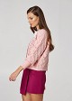 Knitted cardigan with embellishments