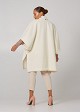 Lurex cape-coat with pockets