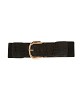Elasticated Belt with leather look details