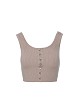 Knitted crop top with buttons