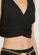 Halter neck top in broderie anglaise lace