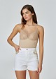 Top bralette elastic cu dantela