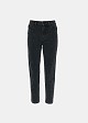 Black denim pants with embellishment