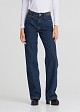 Straight-leg denim pants