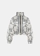 Printed sweatshirt jacket