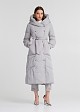 Longline puffer jacket with bold hood