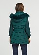 Mid length puffer vest with hood