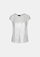 Shinny short sleeve top