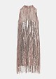 Sequin dress with tassels