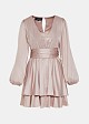 Mini dress with ruffles