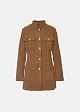 Short coat in military look