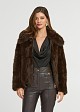 Faux fur in short mink look