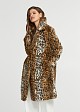 Animal print bicolor faux fair