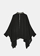 Blouse cape with crystals