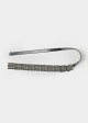 Elastic metal square chain belt