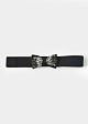 Elasticated belt with bow