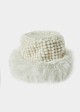 Hat with faux fur