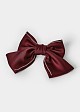 Bold bow hair clip with strass