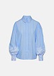 Shirt in light blue stripes