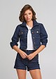 Denim jacket with sleeves 3/4