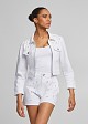 White denim jacket