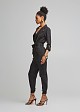 Poplin jumpsuit in cargo line