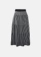 Midi skirt in stripes