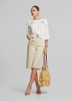 Blouse with sheer details