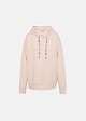 Hoodie sweatshirt with crystals