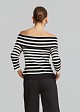 Striped knitted top