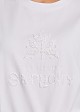 T-shirt with embroidered print