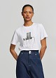 Logo T-shirt with chains