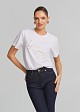 T-shirt embellished with pearls