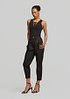Sleeveless lurex top