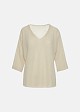 Knitted blouse with 3/4 sleeves