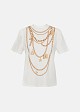Chain printed blouse
