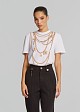 Chain printed blouse