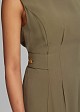 Midi dress with pleats