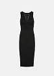 Midi knitted lurex dress