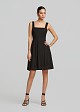 Broderie lace mini dress